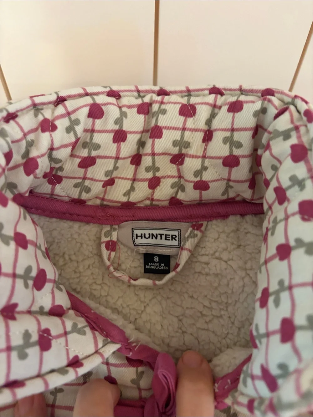 NWT Hunter Kids Quilted Jacket